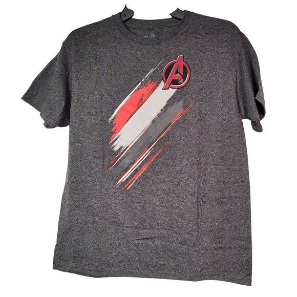 Marvel Avengers Age Of Ultron Graphic T-Shirt Gray Short Sleeve Size 18 - Picture 1 of 7